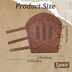 Регулируемый браслет из искусственной кожи AJEW-WH0010-55B