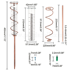 Пустая прозрачная стеклянная пробирка TOOL-WH0146-05