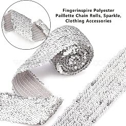Kettenrollen aus Polyesterpailletten&nbsp;OCOR-FG0001-15B