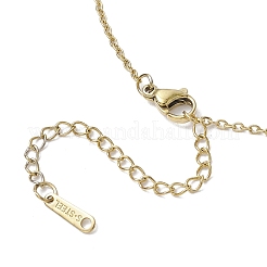 2 шт. 2 стиля ожерелья с подвеской в форме сердца из стекла k9 с имитацией турмалина NJEW-JN05188-03