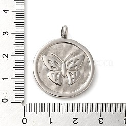 Anlaufgeschützte Anhänger aus 304er Edelstahl&nbsp;STAS-C086-06B-P