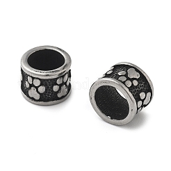 Европейские бусины из нержавеющей стали 304 STAS-V008-40AS