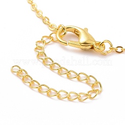 Collana in lega con pendente fasi lunari per donna&nbsp;LS-NJEW-G030-01G