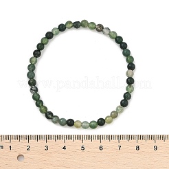 Natürliche Moos Achat Perlen Stretch-Armbänder&nbsp;BJEW-D446-A-44