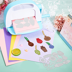 Углеродистая сталь разрезает трафареты DIY-WH0309-1279