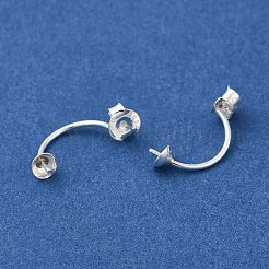 925 спинка серьги из стерлингового серебра STER-G037-02S