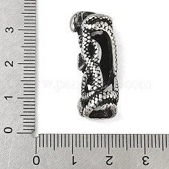 Подвески-коннекторы в виде черепа из нержавеющей стали 304 в форме змеи&nbsp;STAS-Z147-13AS