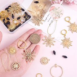 Набор для изготовления сережек в виде солнечных капель своими руками DIY-SZ0009-71