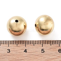 Круглая стойка покрытие латунь европейские бусины KK-G512-08G