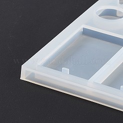 Silikonformen für Anhänger mit geometrischer Form&nbsp;DIY-D076-04