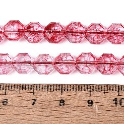 Transparent Knistern Glasperlen Stränge&nbsp;GLAA-Q108-03A-05