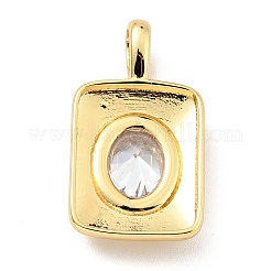 Латунные микро проложить кубического циркония подвески&nbsp;KK-E015-31G