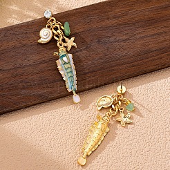 Aretes de aleación de esmalte&nbsp;WG049B8-01