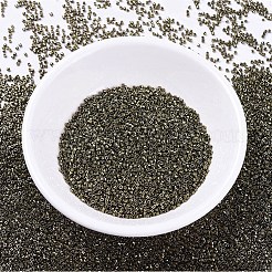 MIYUKIデリカビーズ  シリンダー  日本製シードビーズ  11/0  （db0456)亜鉛メッキオリーブ  1.3x1.6mm  穴：0.8mm  約2000個/10g&nbsp;X-SEED-J020-DB0456