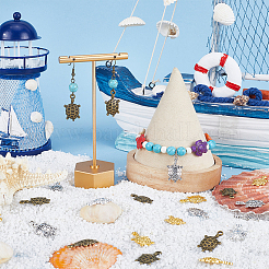 80 шт. 4 цвета подвески из сплава в тибетском стиле FIND-SC0007-33