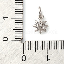 Подвески от солнца из латуни с микропаве из кубического циркония&nbsp;KK-P308-66P