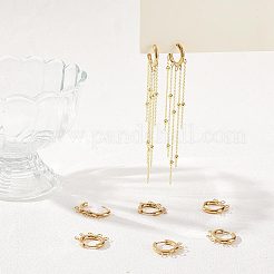 5 пара сережек-колец из нержавеющей стали 304 STAS-UN0047-37