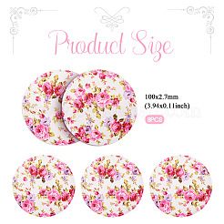 8 шт. коврики под чашки из искусственной кожи&nbsp;AJEW-MB0001-12