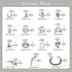 60шт 15 стиля подвески из сплава в тибетском стиле&nbsp;FIND-YW0004-82