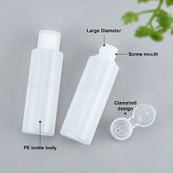 Пластиковые пустые бутылки многоразового использования с откидной крышкой на 100 мл&nbsp;MRMJ-WH0037-13C