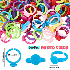 200 componente per anello aperto in acrilico&nbsp;SACR-SC0001-27