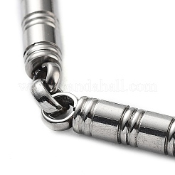 Браслет-цепочка из нержавеющей стали 201 BJEW-Z023-15P