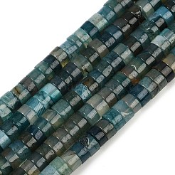 Окрашенные естественный агат бисер пряди G-U030-B01-01