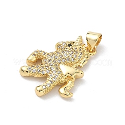 Латунные микро проложить кубического циркония подвески&nbsp;KK-H537-02G