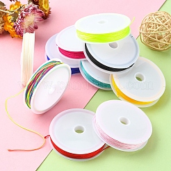 10 рулон 10-х цветных нейлоновых ниток NWIR-YW0001-03M