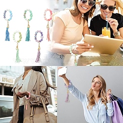 Брелок из силиконовых бусин&nbsp;KEYC-YW00193-01