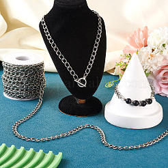 Бордюрные цепи из окисленного алюминия длиной 10 м. CHA-TA0001-27B