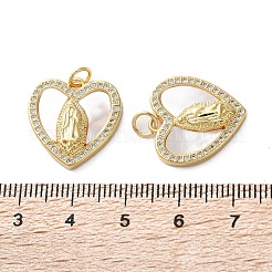 Латунные микро проложить кубического циркония подвески&nbsp;KK-U070-13A-G