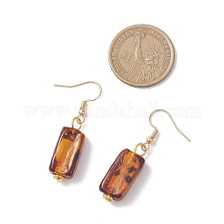 Серьги с подвесками в технике лэмпворк&nbsp;EJEW-JE06834