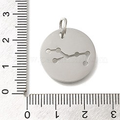Pendenti in acciaio inox 304 anti-appannamento&nbsp;STAS-M074-02B-P