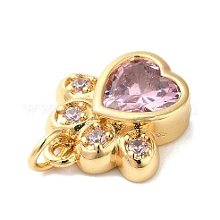 Подвески из циркония с покрытием из латуни&nbsp;KK-O142-58G