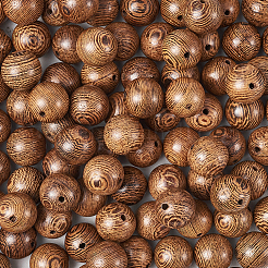 Perles en bois de wengé&nbsp;WOOD-TAC0003-08