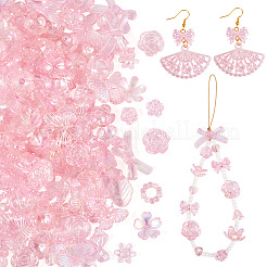 182шт 100г прозрачные акриловые бусины&nbsp;OACR-TA0003-66C