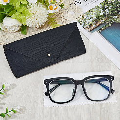1 шт. прямоугольный футляр для очков из ПВХ-кожи&nbsp;AJEW-CN0005-06C