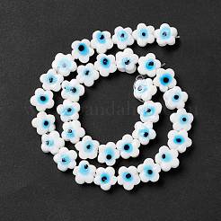 Ручной сглаза бусины бисер нитей LAMP-F024-03A