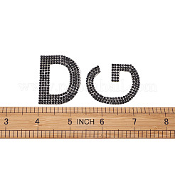 Блестящие термоклеящиеся стразы нашивки&nbsp;DIY-CD0001-10F