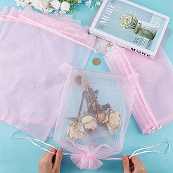 30 stücke große organza beutel tragbare schuhe tasche reise lagerung kordelzug taschen&nbsp;OP-SP0001-03B-03