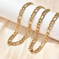 Цепочки-цепочки Figaro из нержавеющей стали 304 NJEW-S442-02G