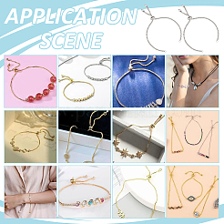 12 шт. регулируемый слайдер из нержавеющей стали 304 для изготовления браслета MAK-UN0001-21