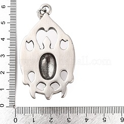 Большие подвески из хирургической нержавеющей стали 316 STAS-Z073-26AS