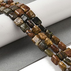 Perles de jaspe picasso naturelles&nbsp;G-Q161-E01-01