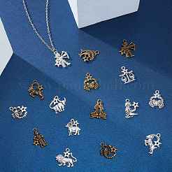 Supports en alliage de strass de style tibétain&nbsp;PALLOY-SC0001-74