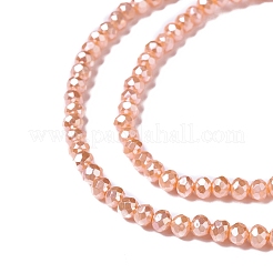 Непрозрачное стекло бисер нитей&nbsp;GLAA-H022-02E