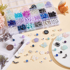 451шт 24 стиля акриловые бусины&nbsp;OACR-HY0001-13