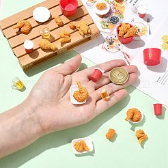 60 шт. 12 стиля миниатюрных украшений из смолы&nbsp;AJEW-CJ0001-76