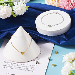 4 шт. 2-х цветные бусины из нержавеющей стали 304&nbsp;STAS-TA0002-75